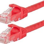 Powertech  UTP Cat.5e  Καλώδιο 1m Κόκκινο CAB-N048