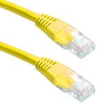 POWERTECH Καλώδιο UTP Cat 5e CAB-N058, CCA, 2m, κίτρινο CAB-N058 – Mobit.gr