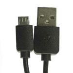 Καλώδιο USB 2.0 σε  micro USB Μαύρο 0,3m Ασυσκευαστο - Image 2