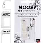 Noosy Αντάπτορας Nano SIM & Micro SIM White