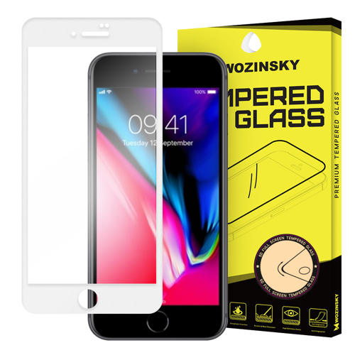 Wozinsky-Tempered-Glass-Full-Glue-Super-Tough-Screen-Protector-Full-Coveraged-with-Frame-Case-Friendly-for-iPhone-SE-2020-iPhone-8-iPhone-7-white-50867_1 Tempered Glass Full Glue iPhone SE 2020 / iPhone 8 / iPhone 7 Λευκό - Image 1