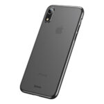 Θήκη Ultra Thin Lightweight PP Cover iPhone XR Διάφανο Μαύρο Baseus Wing - Image 3