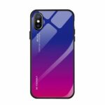Gradient Glass Cover with Tempered Glass Back iPhone XR Ροζ-Μωβ