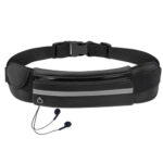 Ultimate Running Belt with bottle holder and headphone outlet black τσαντάκι μέσης για σπόρ