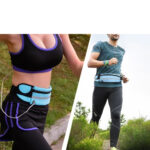 Ultimate Running Belt with bottle holder and headphone outlet black τσαντάκι μέσης για σπόρ - Image 2