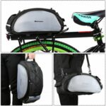 Wozinsky Bicycle Bike Pannier Bag Rear Trunk Bag with Shoulder Strap 13L black (WBB1BK) - Image 4