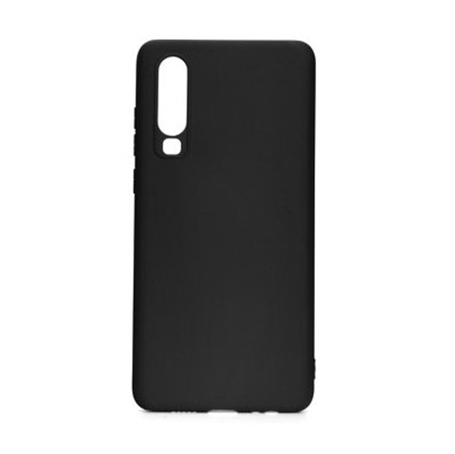 huawei-p30-testa-soft-silicone-black-1-1 Θήκη σιλικόνης Huawei P30 Μαυρη Oem Soft - Image 1