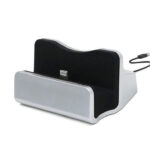 Lightning Docking Station για φόρτιση και συγχρονισμό ασημί (XBX-01)