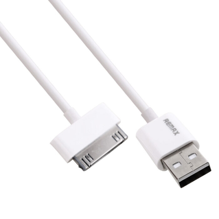 USB Καλώδιο REMAX Apple iPhone 4s RC-007 1m. Λευκό - Image 3