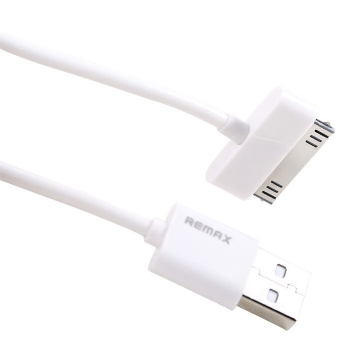 USB Καλώδιο REMAX Apple iPhone 4s RC-007 1m. Λευκό - Image 2