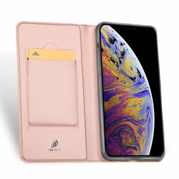 Θήκη Book type Θήκη Ροζ Χρυσό Θήκη iPhone 11 / Θήκη DUX DUCIS Skin Pro - Image 2
