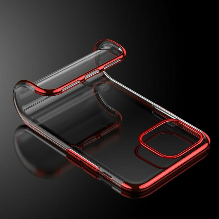 Θήκη iPhone 11 Electroplating Διάφανο / Μαύρο - Image 4