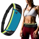 Ultimate reflective stripe Running Belt with headphone outlet blue Τσαντάκι μέσης Μπλέ - Image 3