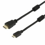 Powertech HDMI 19pin καλώδιο σε HDMI Mini - 1.4V / 2F + with ethernet - 5M | CAB-H013