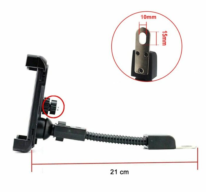 Adjustable phone bike mount holder for Rearview mirror black - Image 7