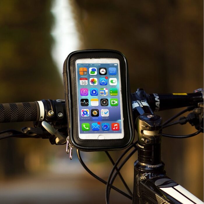 Bike Phone waterproof Mount, Universal Case Bicycle & Motorcycle Phone Holder Mount - Image 7