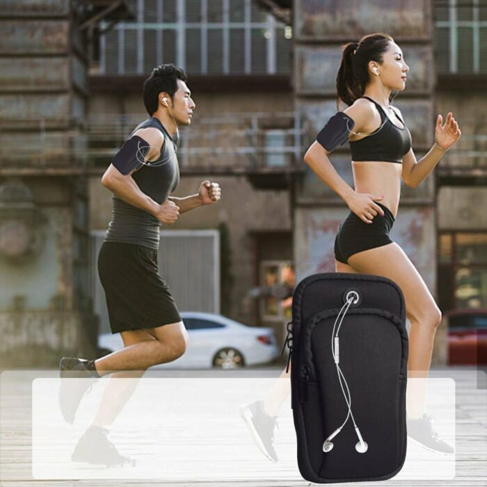 Running armband sports iPhone band Θήκη Μαύρο μεχρι 6,1 Ιντσες - Image 8