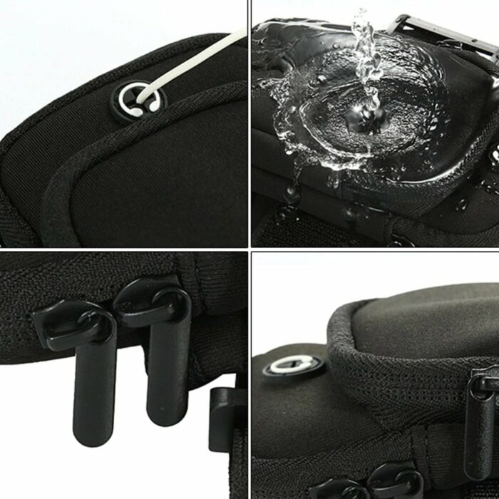 Running armband sports iPhone band Θήκη Μαύρο μεχρι 6,1 Ιντσες - Image 4