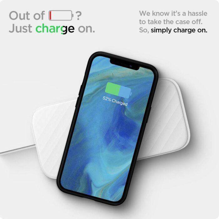 iPhone 12 Mini Μαύρο Spigen Thin Fit - Image 2