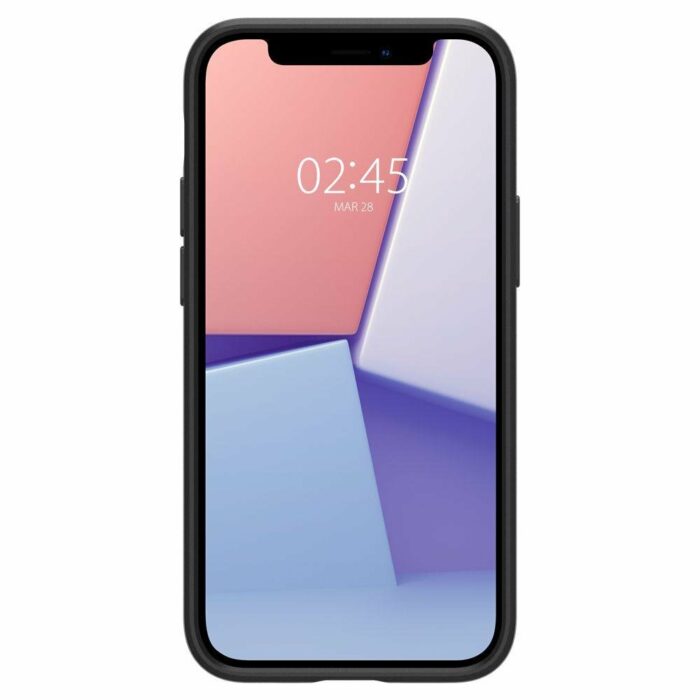 iPhone 12 Mini Μαύρο Spigen Thin Fit - Image 8