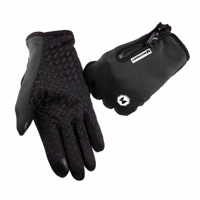 Wozinsky universal spWozinsky universal sport waterproof winter gloves - touch screen compatible black (WTG1BK) - Image 6