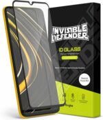 Tempered Glass Full Face Μαύρο Poco M3 Invisible Defender