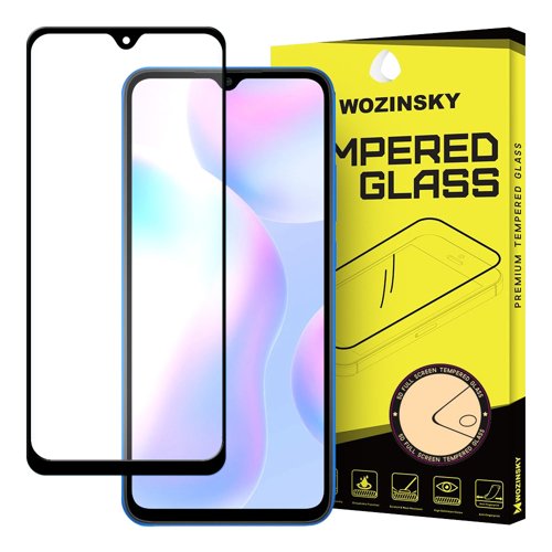 Wozinsky-Tempered-Glass-Full-Glue-Screen-Protector-Full-Coveraged-with-Frame-Case-Friendly-for-Xiaomi-Redmi-9A-Redmi-9C-black- Tempered Glass Full Glue Μαύρο Redmi 9A / 9C Wozinsky – Mobit.gr