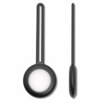 Flexible Silicone Loop για Apple AirTags Μαύρο - Image 2