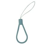 Λουράκι για Κινητό Δάκτυλου Lanyard Λευκό – Αξεσουάρ Κρατήματος Τιρκουάζ – Mobit.gr