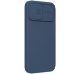 Nillkin Camshield Θήκη iPhone 13 Pro Max Silky Σιλικόνης with camera cover Μπλε - Image 3