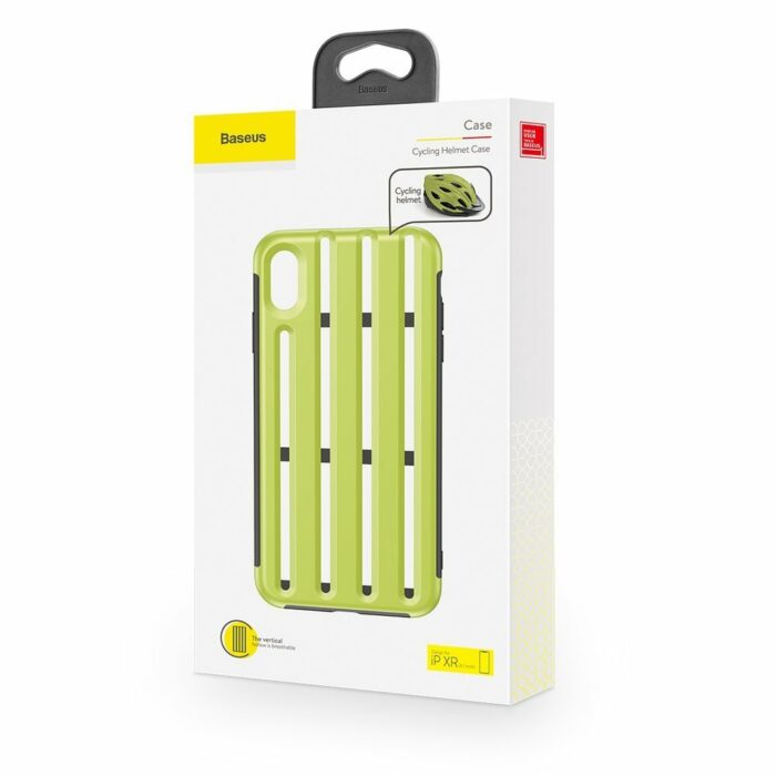 Baseus Cycling Helmet Θήκη iPhone XR Πράσινο WIAPIPH61-TC06 - Image 4