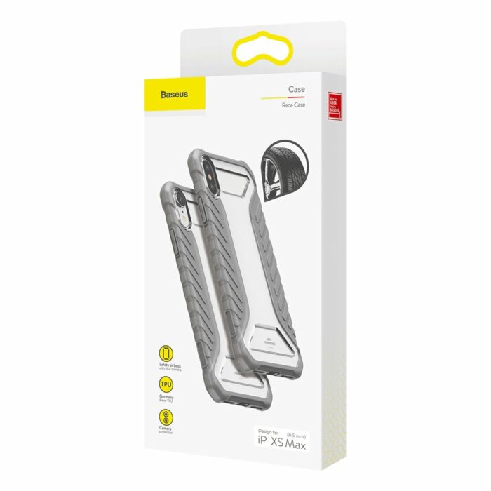 Θήκη Baseus Michelin Designer Cover iPhone XS Max Γκρι WIAPIPH65-MK0G - Image 5
