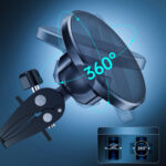 Choetech magnetic car mount for iPhone MagSafe compatible for air vent Μαύρο - Image 3