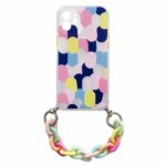 Θήκη ChainGel flexible elastic Θήκη iPhone 11 multicolour with a chain pendant