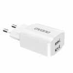 Dudao Lightning Cable & 2x USB Wall Adapter Λευκό (A2EU) - Image 2