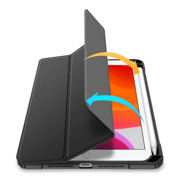 Dux Ducis Toby Flip Cover Stand / Υποδοχή Στυλό Μαύρο iPad mini 2021 – Mobit.gr