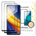 2Χ Tempered Glass Full Face Μαύρο Poco X3 NFC / X3 Pro