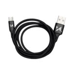 Wozinsky Braided USB 2.0 to micro USB Cable Μαύρο 1m (WUC-M1B) - Image 2