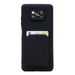 Θήκη Xiaomi Poco X3 NFC / Poco X3 Pro Σιλικόνης με Υποδοχή Κάρτας Μαύρο – Mobit.gr