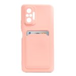 Θήκη Xiaomi Redmi Note 10 Pro Σιλικόνης Θήκη Με Υποδοχή Κάρτας Ρόζ – Mobit.gr