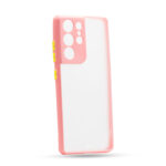 Θήκη Σιλικόνης Samsung Galaxy S21 Ultra 5G Ρόζ Milky