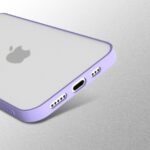 Θήκη iPhone 12 Milky Σιλικόνης Μωβ - Image 4