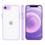 Θήκη iPhone SE 2022 / iPhone SE 2020 / iPhone 8 / iPhone 7 Σιλικόνης Ημιδαφανής Μωβ Milky