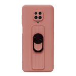 Ring Θήκη Σιλικόνης With Finger Grip And Stand Xiaomi Redmi Note 9 Pro / Redmi Note 9S Ροζ