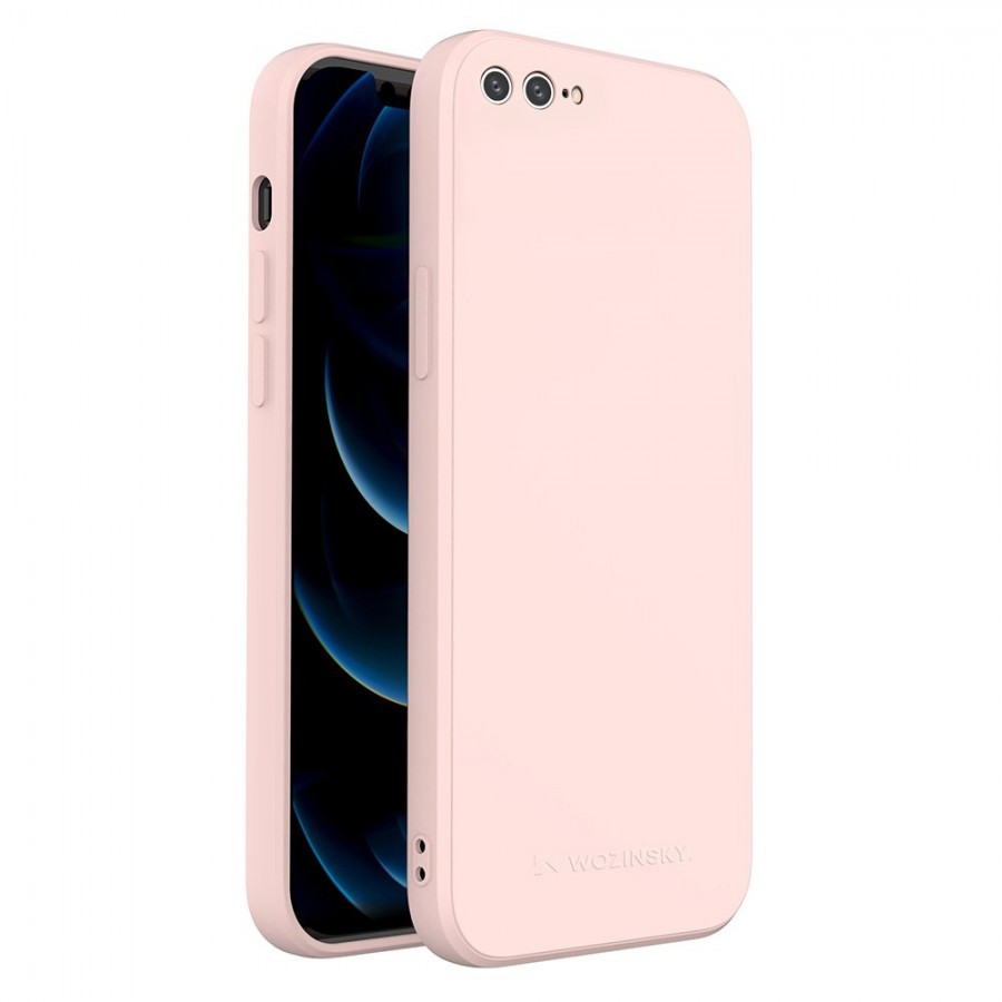 wosinsky-color-case-iphone7-plus-8-plus-pink Θήκη Σιλικόνης Εύκαμπτη iPhone 8 Plus / iPhone 7 Plus Ρόζ Wozinsky – Mobit.gr