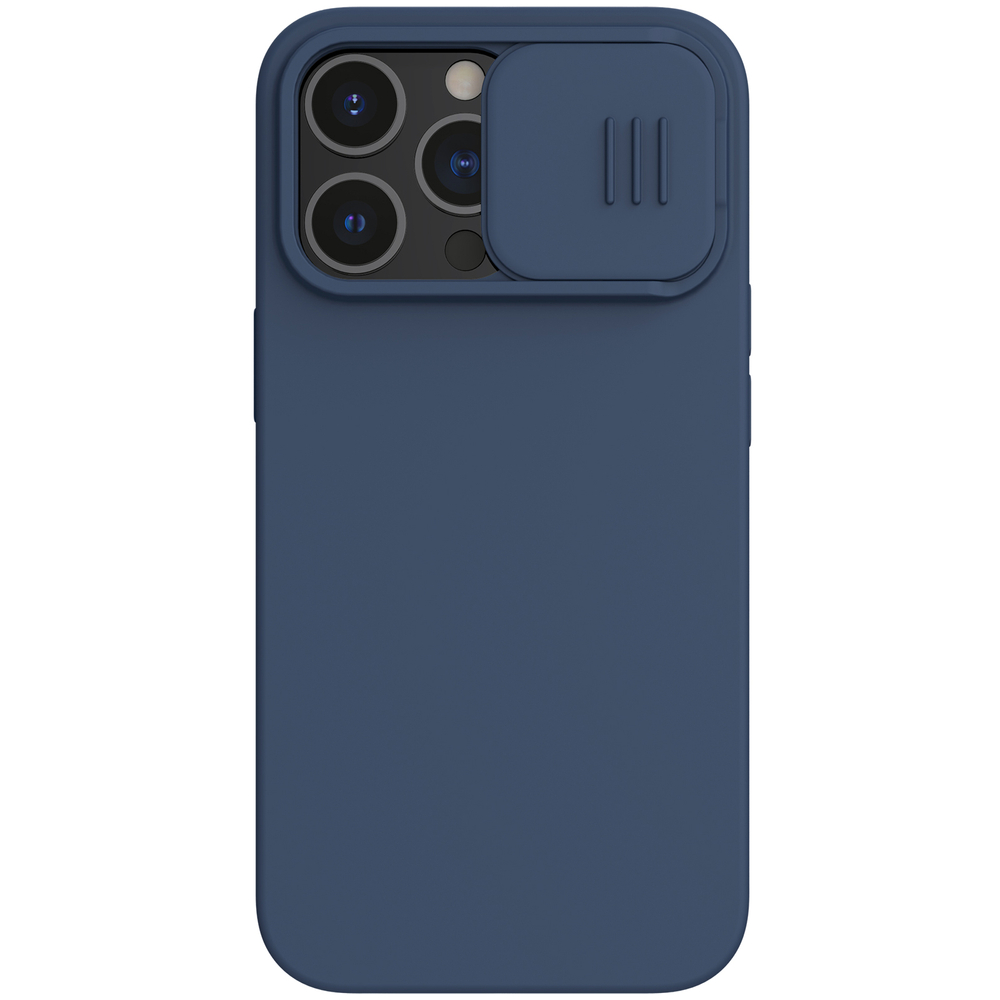 Nillkin-CamShield-Silky-Silicone-Case-Cover-with-camera-protection-shield-for-iPhone-13-Pro-blue-75199_1 Nillkin Camshield Θήκη iPhone 13 Pro Liquid Θήκη Σιλικόνης Ανθεκτική Μπλε - Image 1