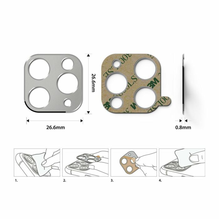 Ringke Camera Styling Μαύρο Προστασία Φακού Κάμερας iPad Pro 2020 11" / 12.9" - Image 4