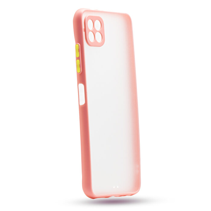 Θήκη Samsung Galaxy A22 5G Σιλικόνης Ημιδαφανής Ροζ Milky - Image 2