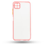 Θήκη Samsung Galaxy A22 5G Σιλικόνης Ημιδαφανής Ροζ Milky