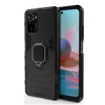 Θήκη Πλαστικό Ανθεκτική Μαύρο Redmi Note 10 / 10s Ring Armor – Mobit.gr